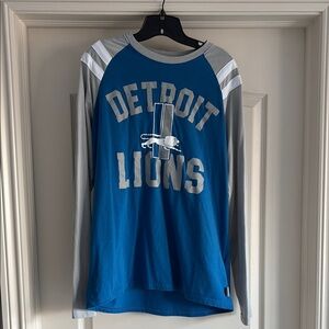 Detroit Lions Blue Long Sleeve Shirt